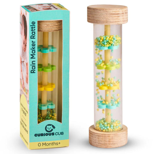 Curious Cub Rainmaker Rattle