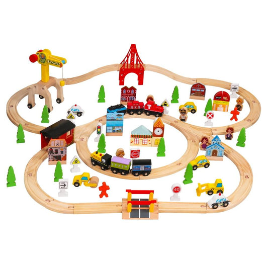 Wooden Train Set
